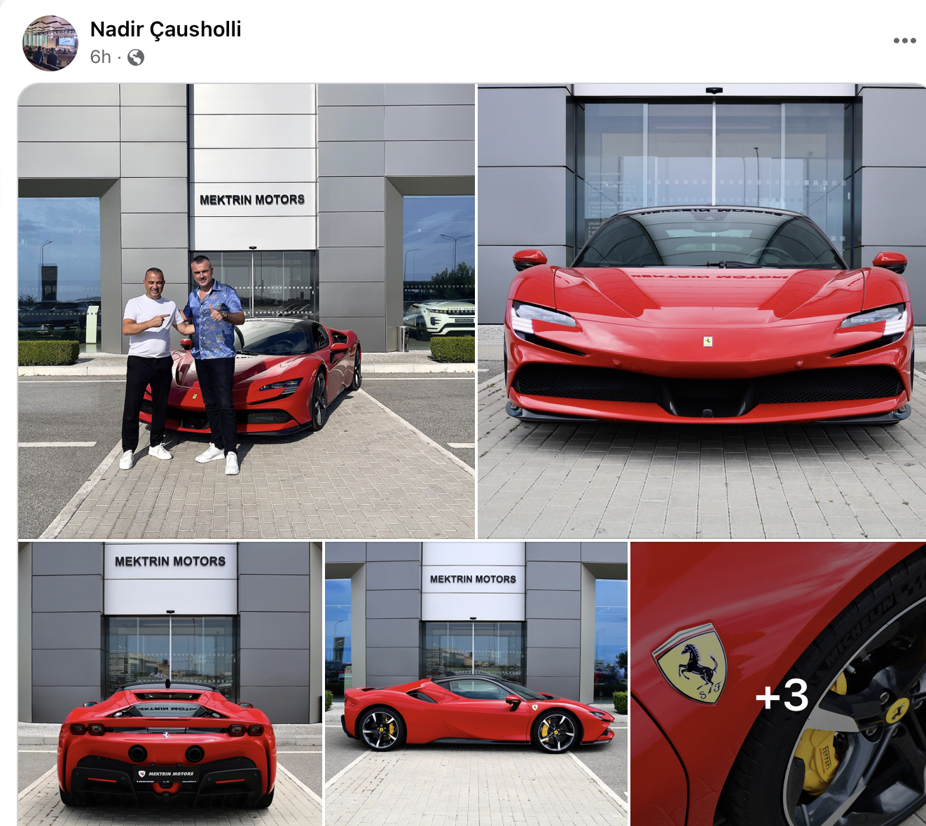 Zengjini i ri Nadir Causholli vlen Ferrari 500 mijë euro, kurse tiranasit plasen si sardelet në autobusët e Unazës ose hidhen në Lanë